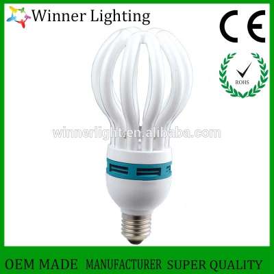 Compact Fluorescent Lamp Lotus Shape 85 watts 105w Energy Saving Bulbs e27 CFL Lighting