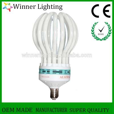 High Power energy saving lamp bulbs 6u Lotus Bulb cfl Fluorescent Lamp in dubai factory Canton fair Waimaotong express