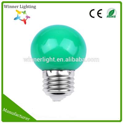 E27 LED Light 3W Energy Saving Mini LED Bulb Lamp 110-220V Night Light Decoration 5 Colors White/Red/Blue/Green/Yellow Light