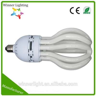 Original 12000K Energy Saving Lamp 17mm Lotus Shape CFL Bulb Snow White Fluorescent Lighting