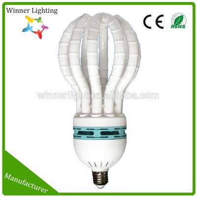 china factory erergy saving lamp cfl 105w E27 t4 Lotus fluorescent light ballast bulb